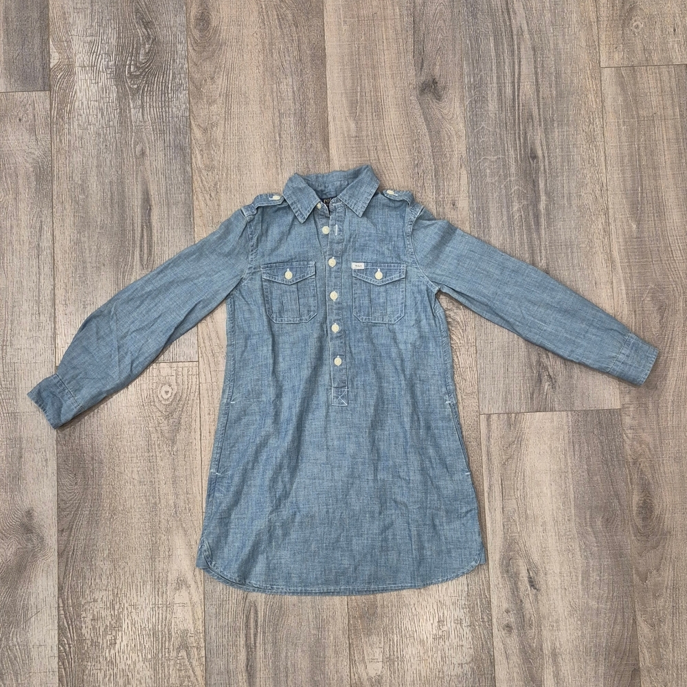 POLO RALPH LAUREN Girl's Chambray Dress